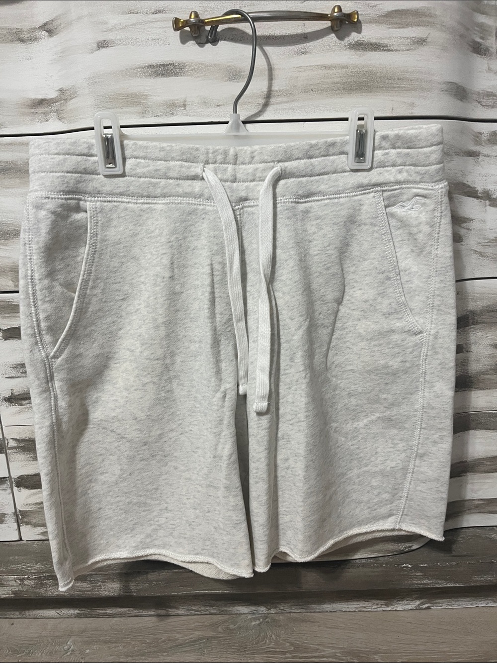 Hollister Light Gray Athletic Shorts